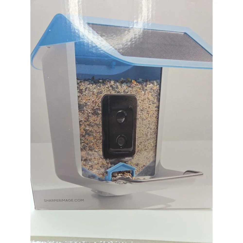 Sharper Image Video Bird Feeder. New In Open Box
